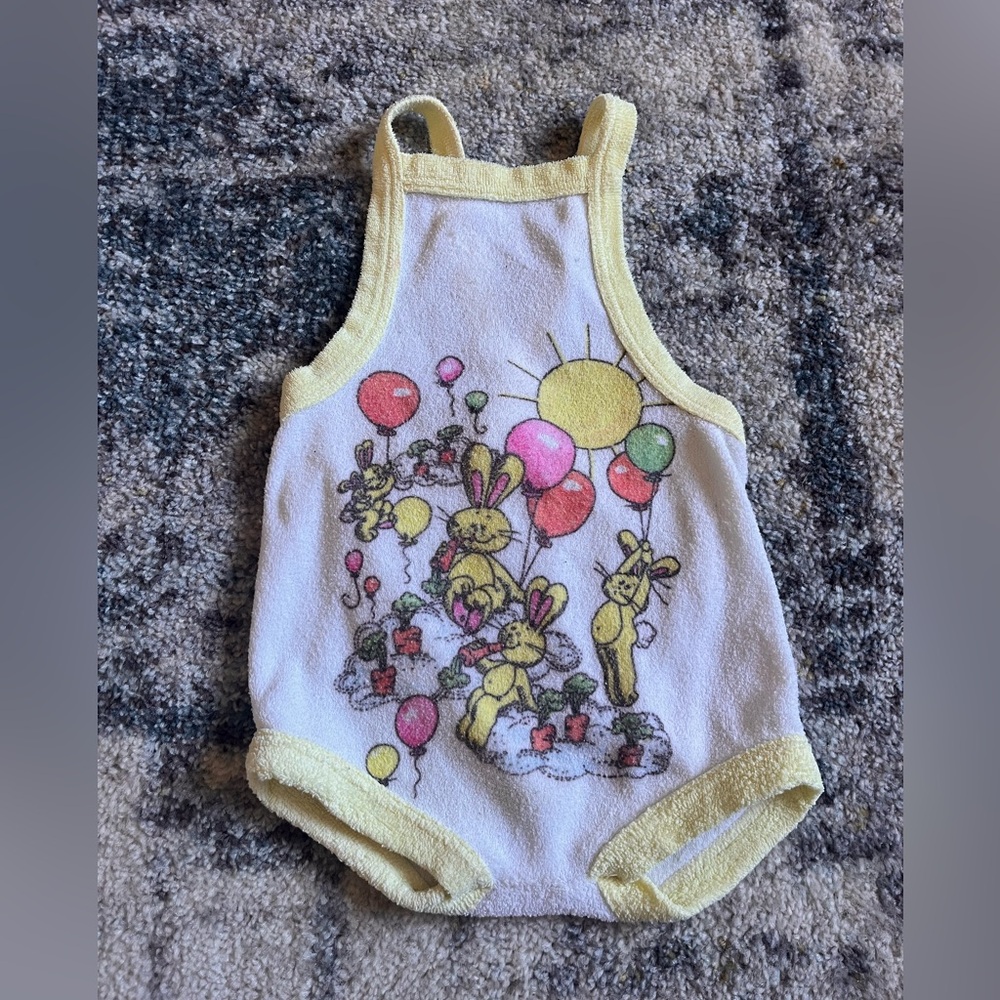 Vintage Terry Cloth baby jumper